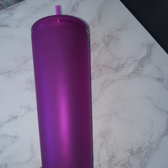 Starbucks Valentines 2022 Matte Purple Soft Touch Tumbler - Picture 5 of 5